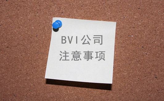 離岸BVI公司注冊(cè)套裝檔及資料保存須知